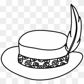 Outline Image Of Hat, HD Png Download - chef hat png