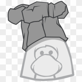 Club Penguin Optic Headset, HD Png Download - chef hat png