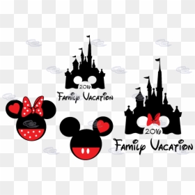 Mickey Ears With Castle, HD Png Download - disney castle png