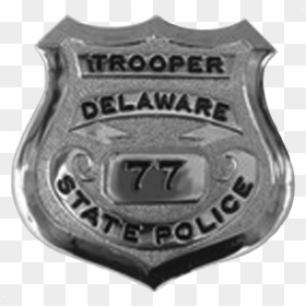 Delaware State Trooper Badge, HD Png Download - badge png