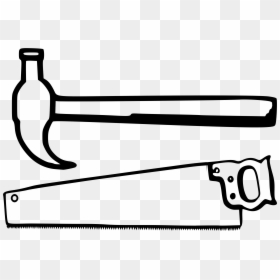 Clipart Hammer Black And White, HD Png Download - hammer and sickle png