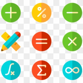 Math Symbols Clipart Png, Transparent Png - math png