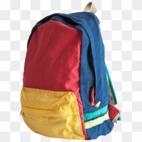 Primary Color Block Backpack, HD Png Download - backpack png