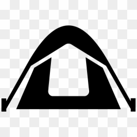 Tent Clipart Black, HD Png Download - tent png