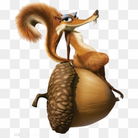 Squirrel Ice Age, HD Png Download - squirrel png