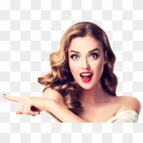 Surprised Girl Png, Transparent Png - shocked emoji png