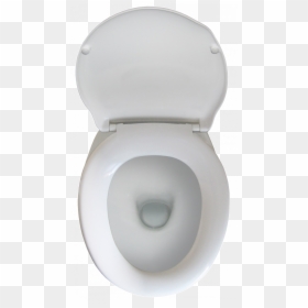 Top View Of Toilet Bowl, HD Png Download - toilet png
