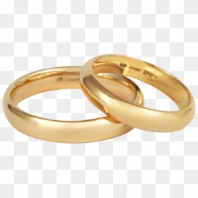 Christian Gold Wedding Ring, HD Png Download - wedding rings png