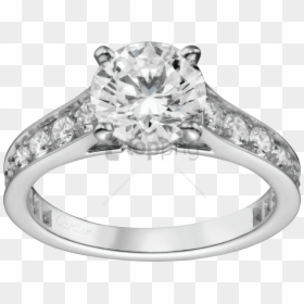 Cartier Solitaire 1895, HD Png Download - wedding rings png