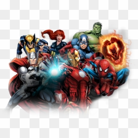Super Hero Marvel Png, Transparent Png - superhero png