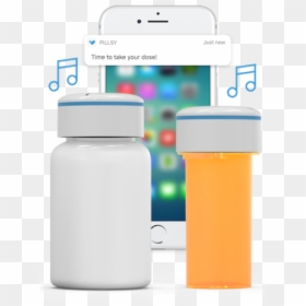 Smart Pill Cap, HD Png Download - prescription bottle png