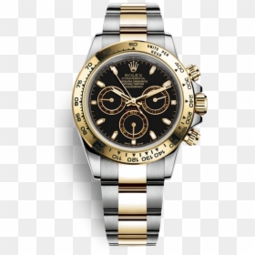 Transparent Rolex Png - Rolex Oyster Perpetual Daytona Gold, Png Download - rolex watch png