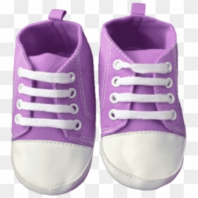 Infant Shoes Purple - Transparent Purple Baby Shoes, HD Png Download - baby shoes png