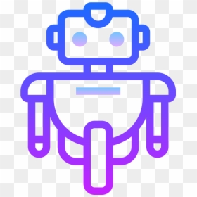 Robot Icon Png -robot 3 Icon - Purple Robot Png Robot Clipart, Transparent Png - user icon png transparent