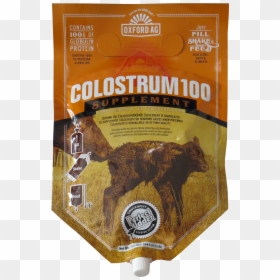 Ox Colostrum100-supplement Single - Chocolate, HD Png Download - milk gallon png
