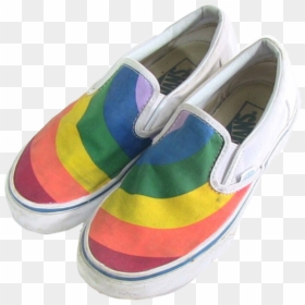 Rainbow Shoe Aesthetic Png, Transparent Png - baby shoes png