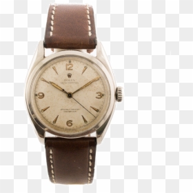 Leather Strap Vintage Rolex, HD Png Download - rolex watch png