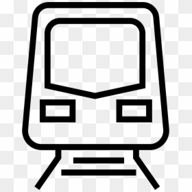 Train Front Outline - Train Icon Outline Icon, HD Png Download - train front png