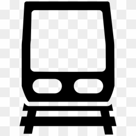 Train Front And Railroad - Train Front Png, Transparent Png - train front png