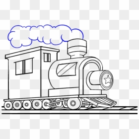 Engine Clipart Front Train - Train Drawing Easy, HD Png Download - train front png