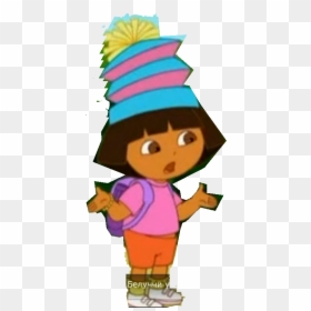 Sad Png -image In Silly - Dora The Explorer With Party Hat, Transparent Png - sad anime girl png