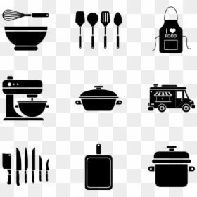 Cooking Utensils Icon, HD Png Download - cooking utensils png