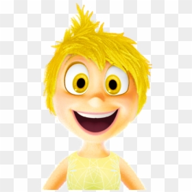 Banner Black And White Anger Clipart Character Pixar - Inside Out Joy Yellow Hair, HD Png Download - inside out anger png