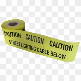 Caution Street Lighting Cable Below Tape 365m X 150mm - Warning On Cigarette Packs, HD Png Download - warning tape png