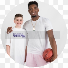 180602 Donovan Mitchell Myway45 Wh 4194 Basketball - Streetball, HD Png Download - basketball players png