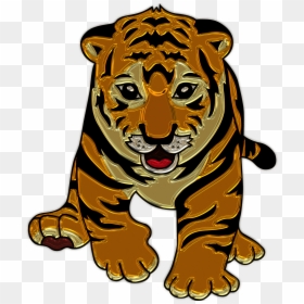 Lion Cub Plastic Art - Tiger And Cubs Clipart, HD Png Download - lion roaring png