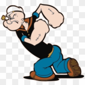 Popeye Is Strong, HD Png Download - strong man png
