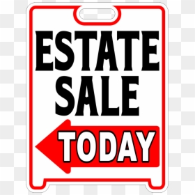 Estate Sale Sign Png, Transparent Png - sale sign png