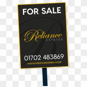 For Sale Sign Reliance Estates - Poster, HD Png Download - sale sign png
