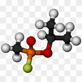 Sarin Molecule, HD Png Download - molecules png