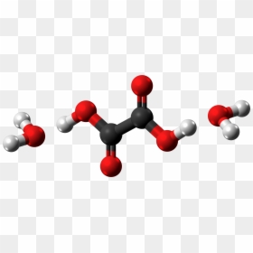 Oxalic Acid Dihydrate Molecules Ball From Xtal - Oxalic Acid Dihydrate Molecule, HD Png Download - molecules png