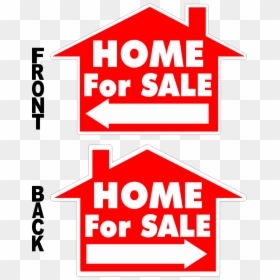 Home For Sale House Shaped Yard Sign - Sign, HD Png Download - sale sign png