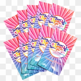 10 Seastar Sparkle Spf50 Travel Packets / Party Cake - Art Paper, HD Png Download - star sparkle png