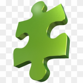 D Piece Encode - Puzzle Clipart 3 D, HD Png Download - jigsaw puzzle png