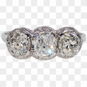 Earrings Drawing Art Nouveau - Engagement Ring, HD Png Download - art nouveau png