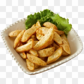 Oven Baked Potato Wedges - Oven Baked Fries Transparent, HD Png Download - baked potato png