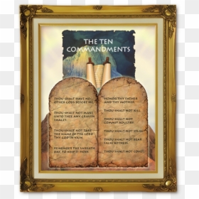 Ten Commandments Frame, HD Png Download - ten commandments png
