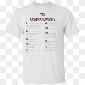 Ten Commandments V2 Apparel Our Lord Style"  Class= - Laserdisc, HD Png Download - ten commandments png
