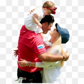Patrick Reed And His Family - Patrick Reeds Wife At Masters, HD Png Download - reeds png