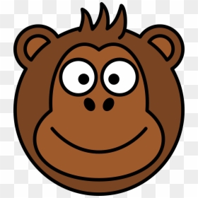 Monkey Head Clipart, HD Png Download - funny monkey png
