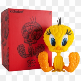 Looney Tunes Tweety Bird Mark Dean Veca Vinyl Figure - Looney Tunes Toys Collections, HD Png Download - tweety bird png