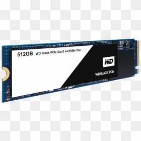 Ssd Wd Black 256gb M 2 2280 Nvme, HD Png Download - ssd png