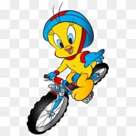Tweety Png , Png Download - Tweety Bird On Bike, Transparent Png - tweety bird png