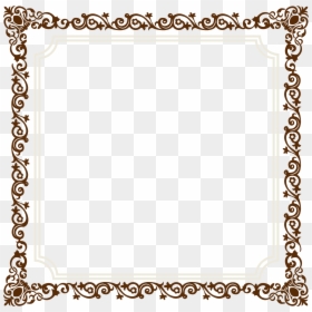 Picture Frame Ornament - Vintage Picture Frame Clip Art, HD Png Download - png picture frame