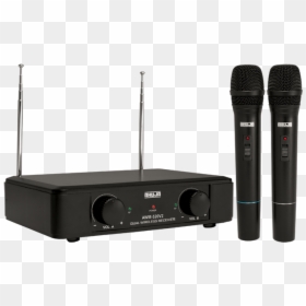 Awm-520v2 Dual Pa Vhf Wireless Microphones - Ahuja Awm 520vl Wireless Microphone, HD Png Download - microphones png