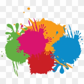 Color Clipart Splash - Transparent Background Paint Splatter, HD Png Download - color splat png